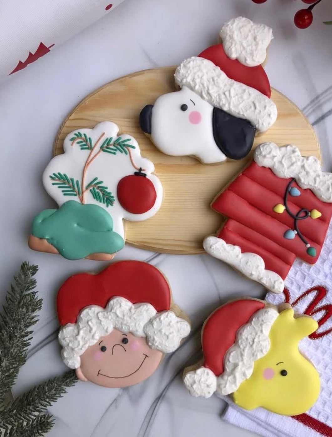 Charlie Brown Christmas Cookie Box