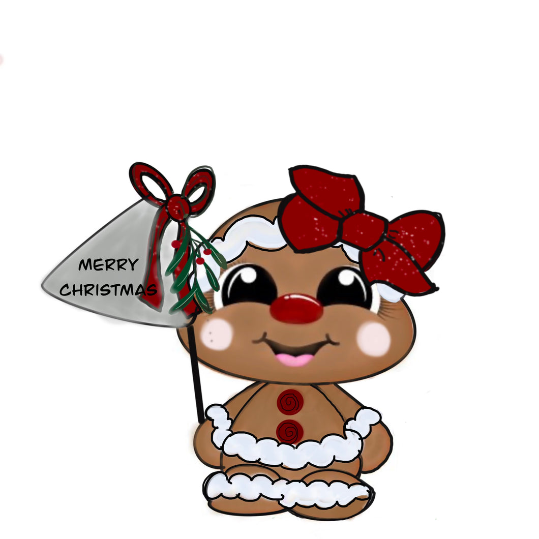 Merry Christmas Gingerbread girl
