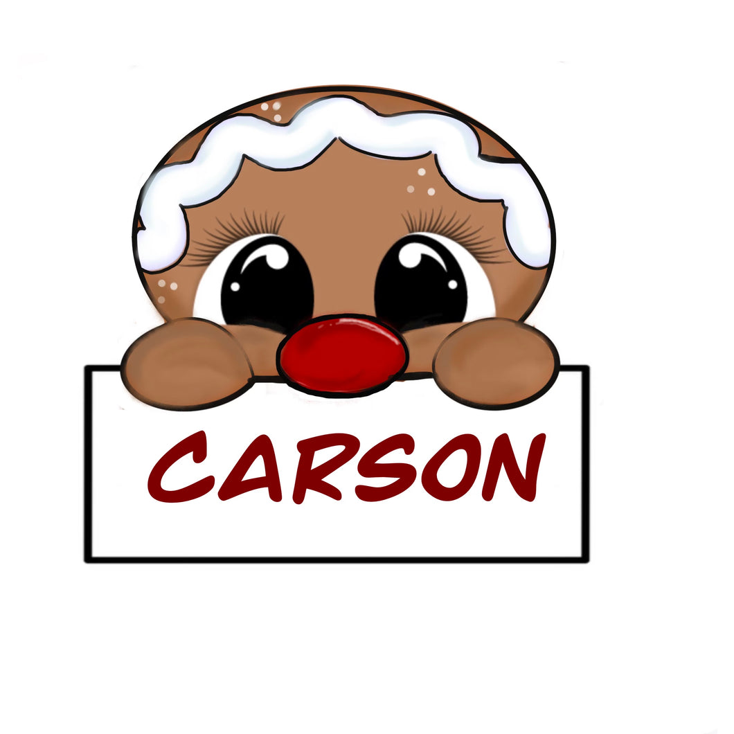 Carson gingerbread man