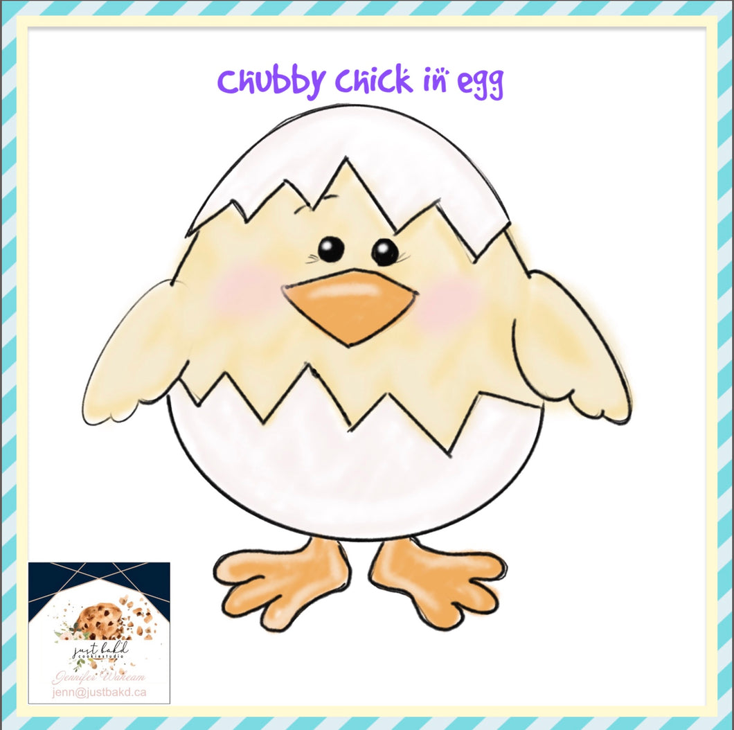 Chubby Chick In Egg
